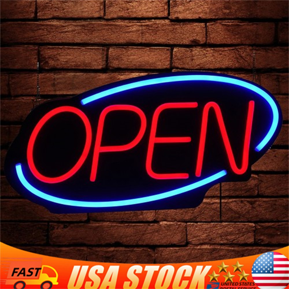 LED Open Sign Bright Neon Light Large for Restaurant Bar Shop Store Business NEW