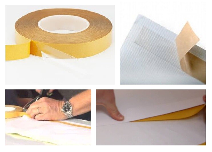 SKmax HEAVY DUTY Double-Sided Banner Hem Tape – 36yds Length 1Roll