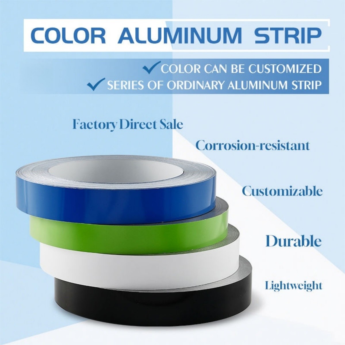 Aluminum Alloy Coil for LED Channel Letters – Flat Strip/Coil for Sign Making