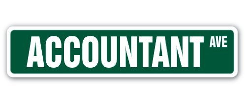 Signmission Accountant Street Sign Math Bean Counter Count Cpa 36 Wide