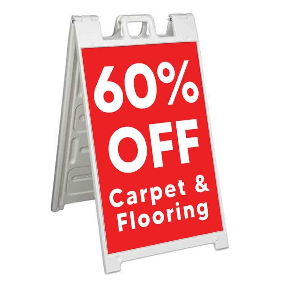 60% Off Carpet & Flooring Signicade 24×36 A Frame Sidewalk Sign Double Sided