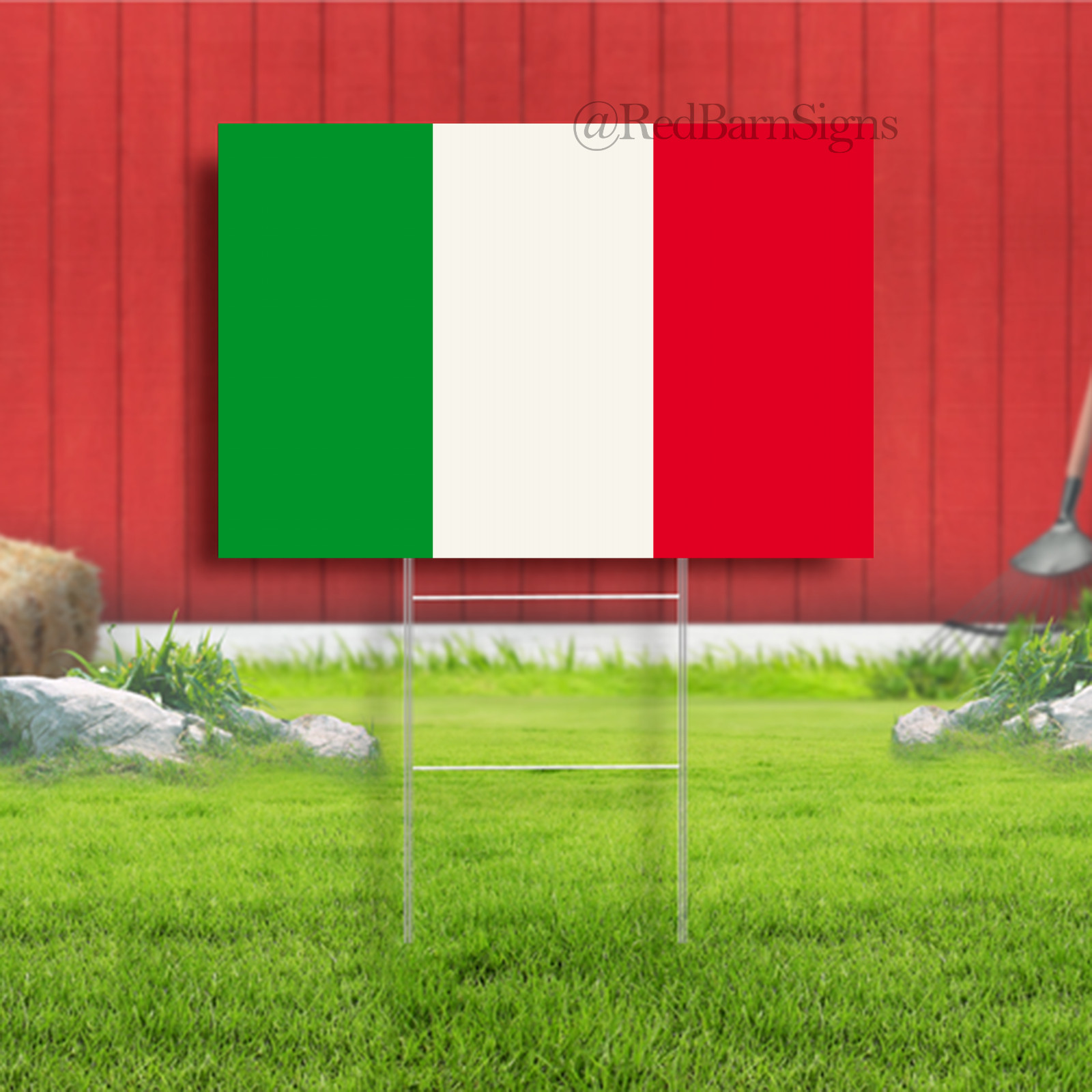 Italy Flag Italian Yard Sign Country Pennant New Indoor Outdoor New