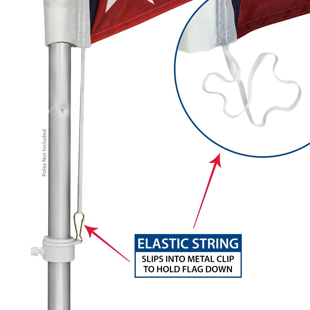 Now Open Patriotic Swooper Advertising July Fourth Open Banner Flag for Business