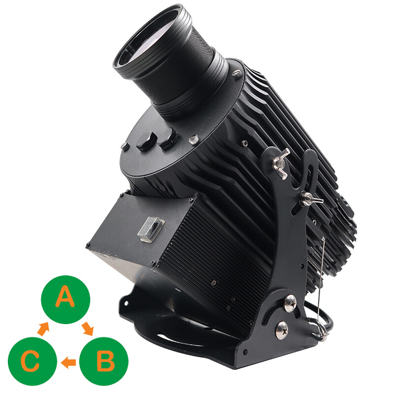 Custom three x Light Sheets Logo Switch LED Gobo Projector IP65 Logo Projector