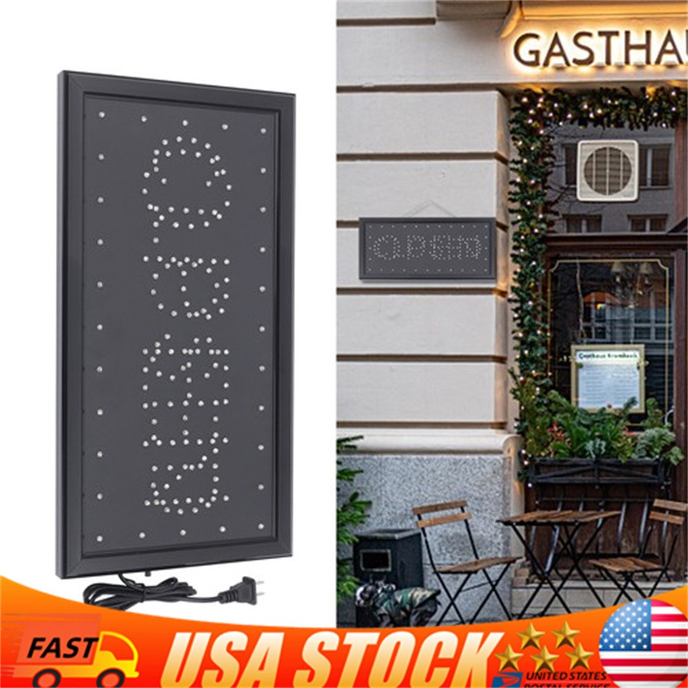 Interchangeable OPEN and CLOSED LED Sign Neon Super Bright for Store Shop