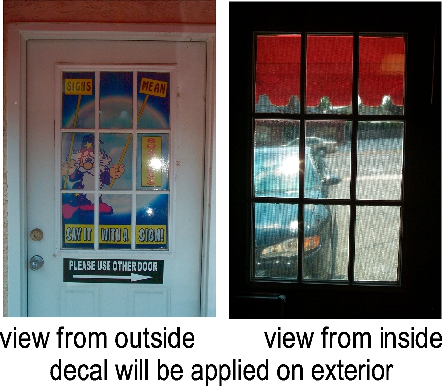 NEW PERFORATED WINDOW VINYL DECAL PAWN SHOP 2′ X 4′ GRAPHIC VERTICAL