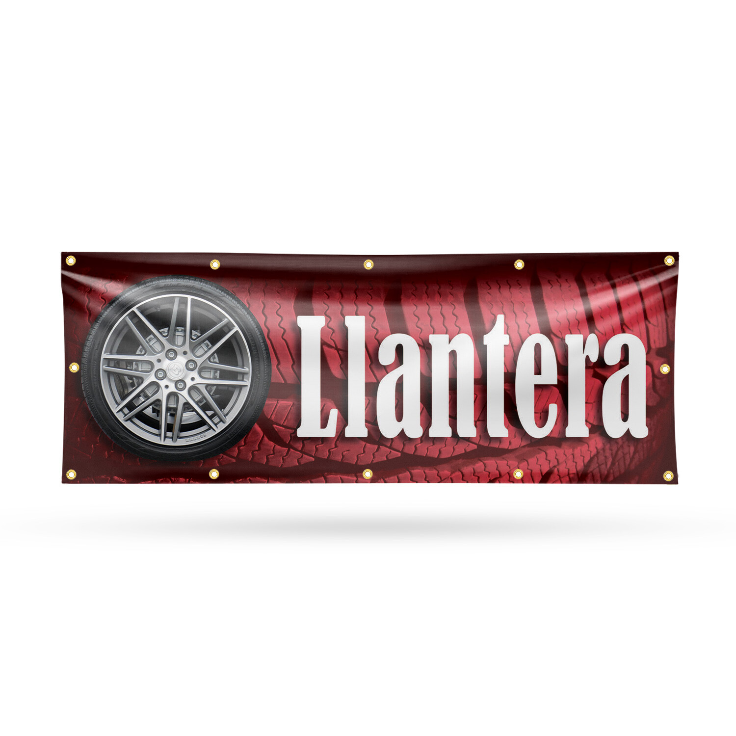 Llantera 13 oz Vinyl Banner Sign with Metal Grommets Heavy-Duty Single-Sided