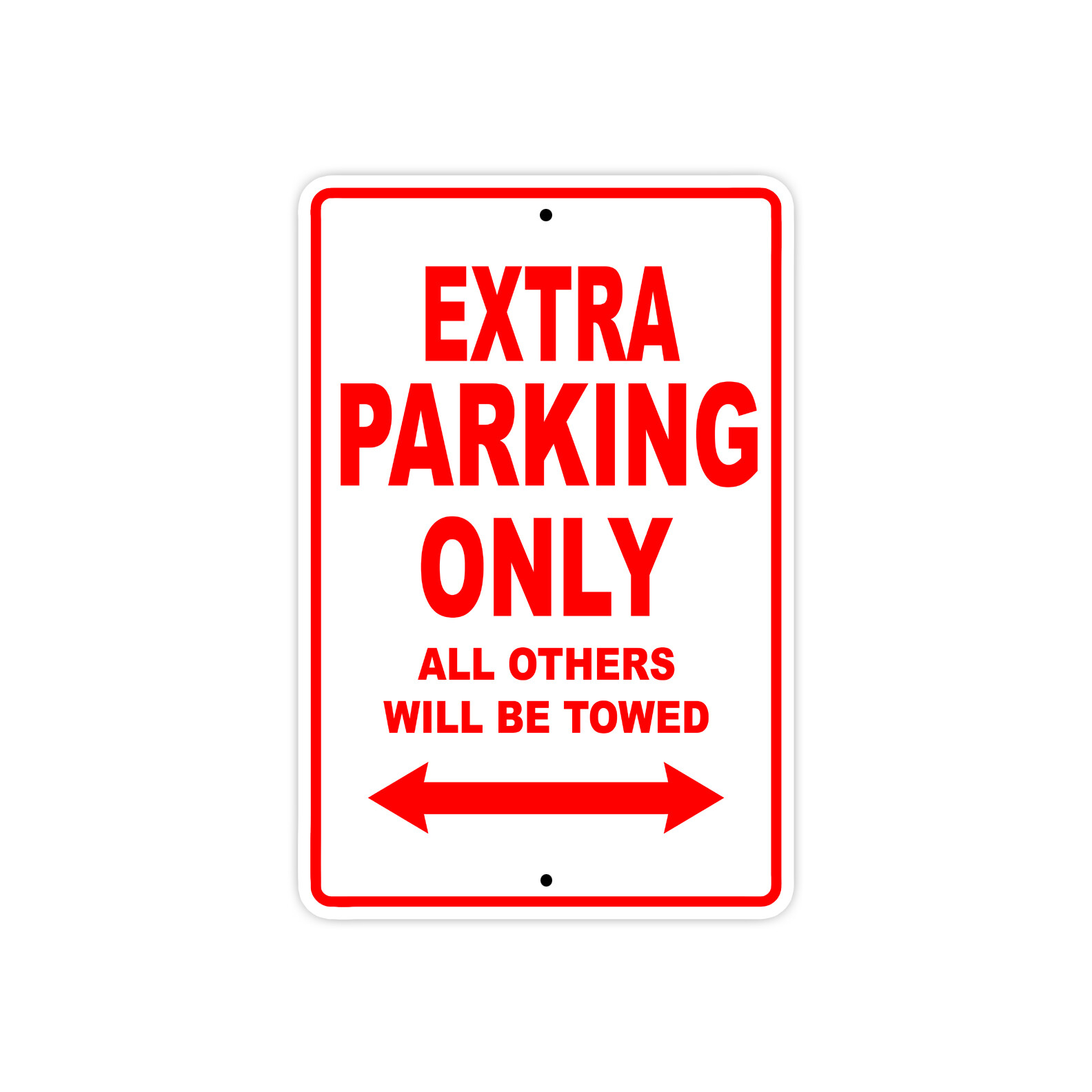 Extra Parking Only Jet Aircraft Reserved Parking Notice Aluminum Metal Tin Sign