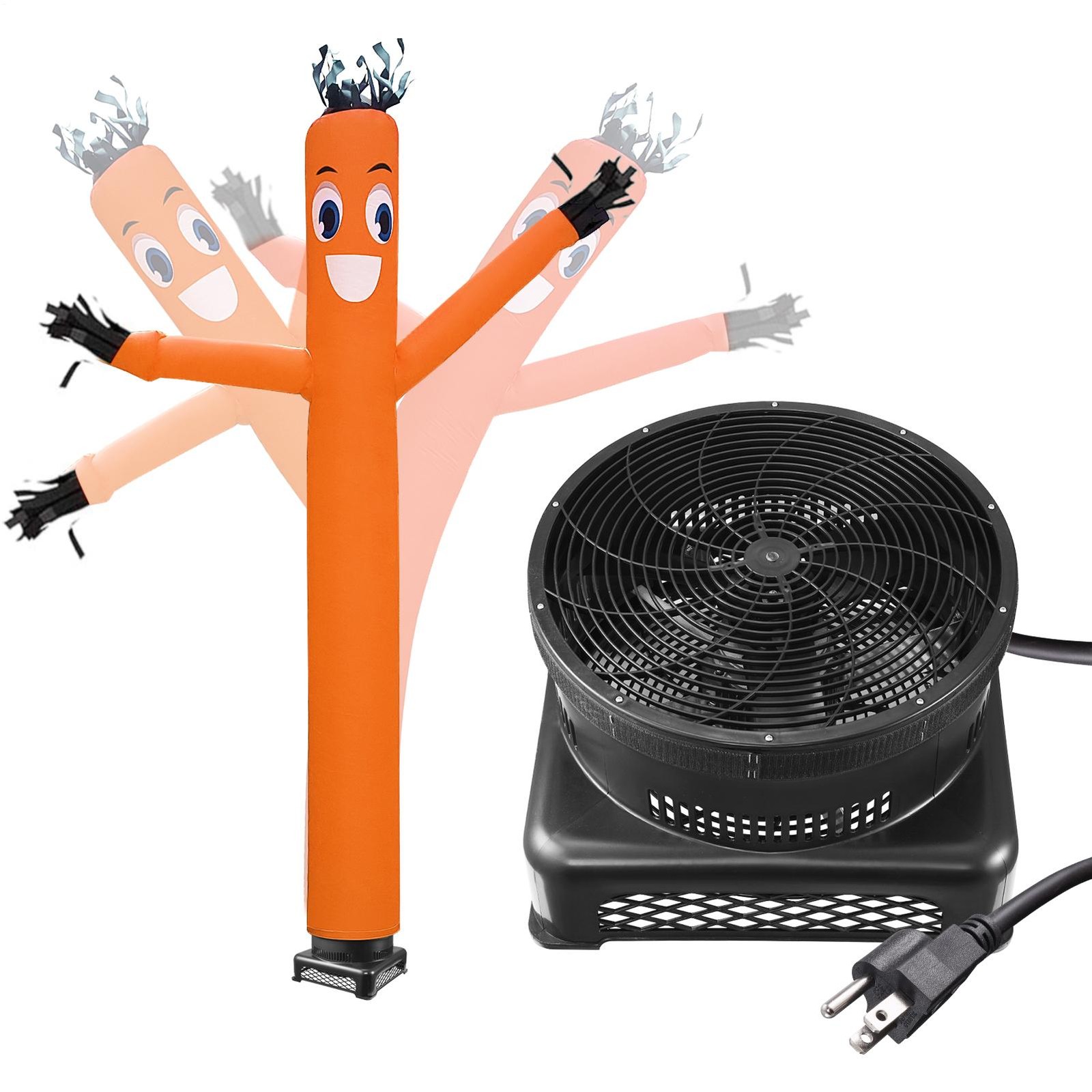 20FT Inflatable Tube Man w/ 1 HP Blower – Complete Advertising Set