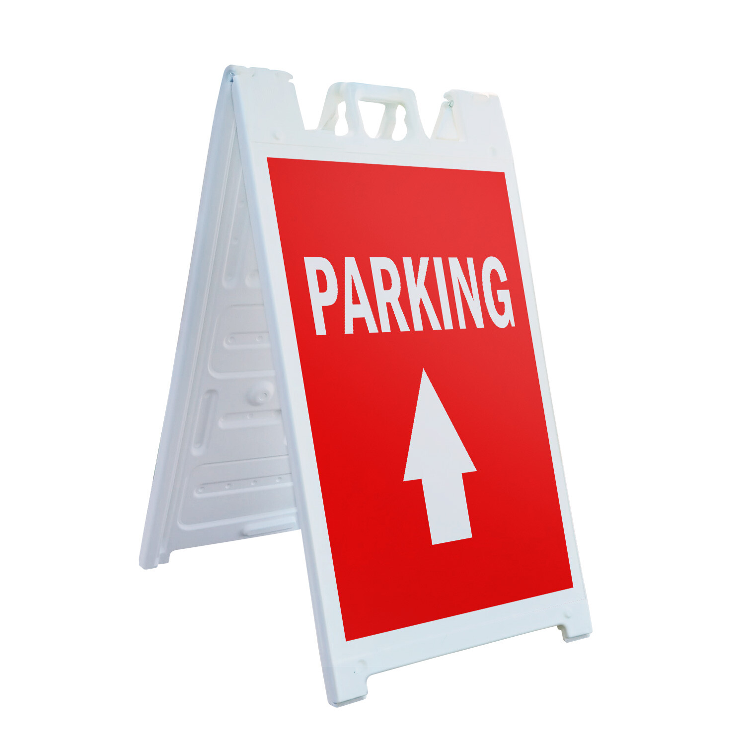 A-frame Sidewalk Parking With Up Arrow 24″ x 36″ Double Sided A-Frame Sidewalk S