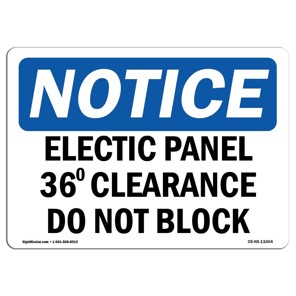 Signmission Osha – 36 Clearance Do Not Your Business Work Site In