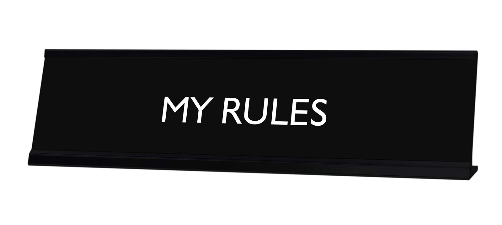 Signs By LITA MY RULES Novelty Desk Sign