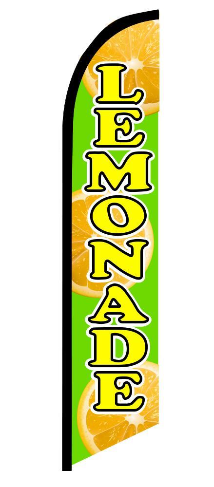 LEMONADE Premium quality swooper feather flag vertical banner sign