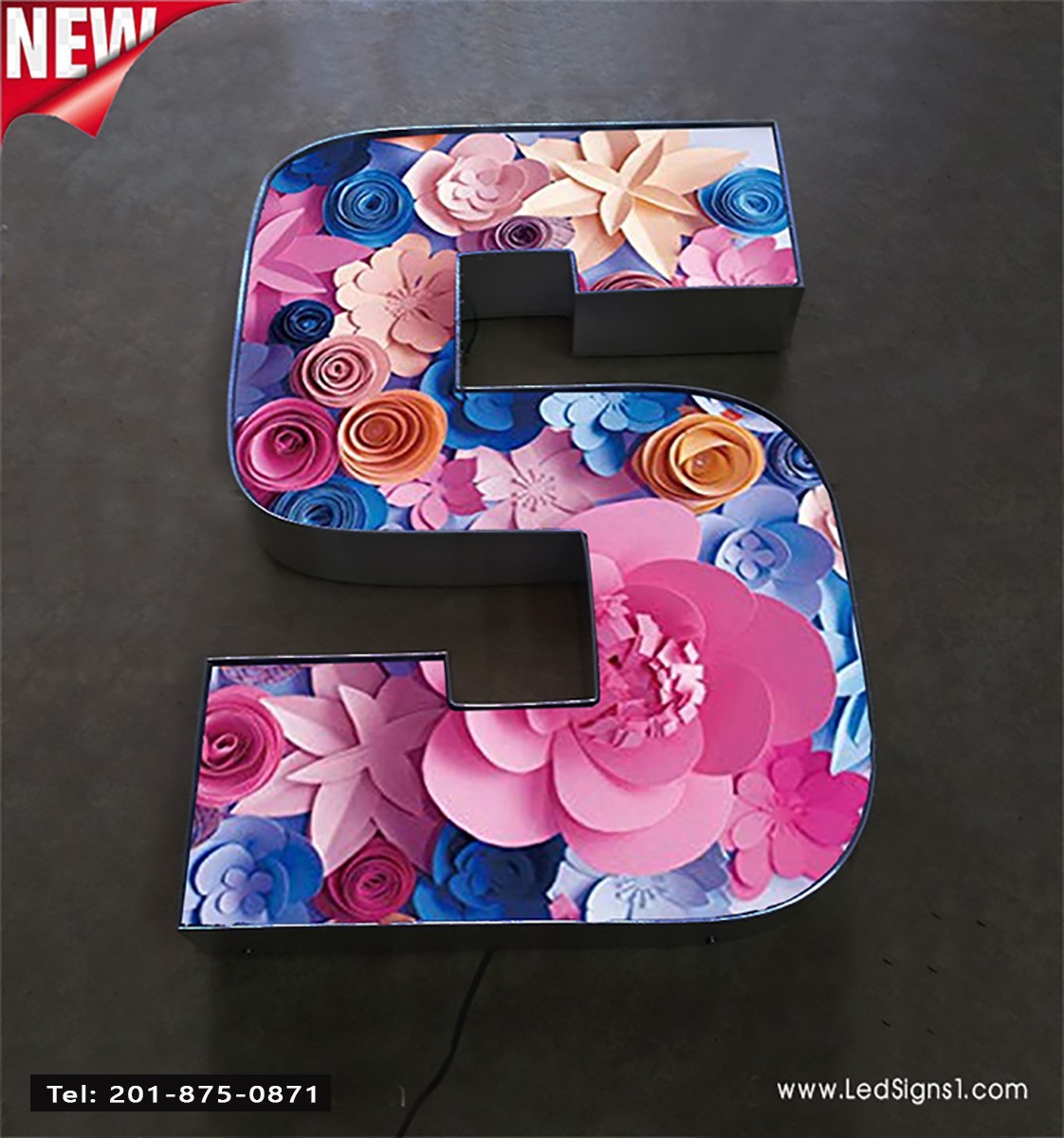 Custom made 3D Led Channel Letter Signs Storefront signage 20 Inches