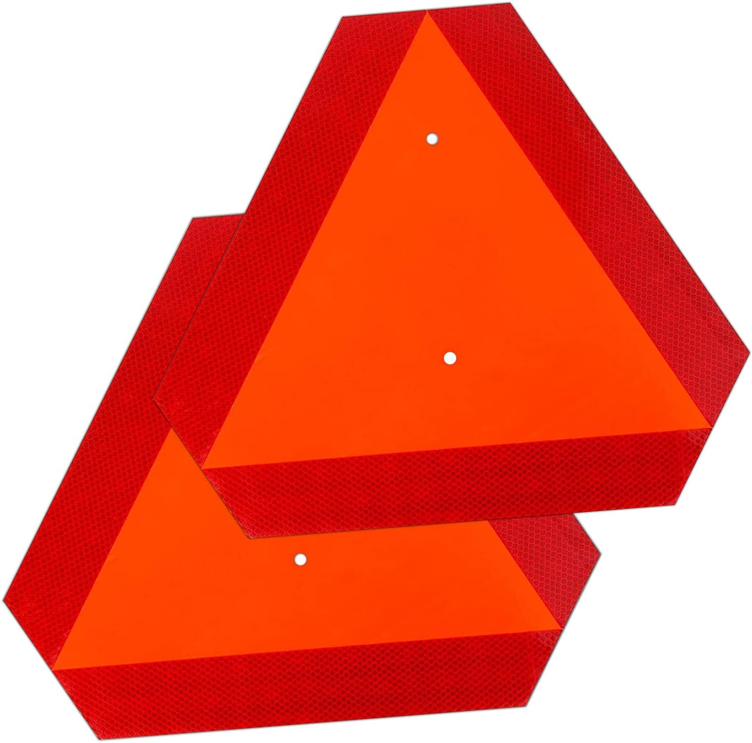 2PACK Reflective Slow Moving Vehicle Sign,Slow Moving Vehicle Triangle
