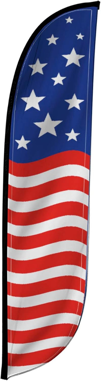 Feather Flag Banner – 12 Feet Tall Advertising Flags for Outdoor Business and Ev