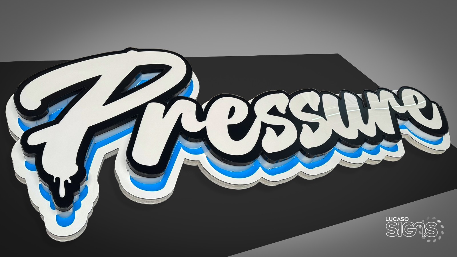 Custom Cloud LED Illuminated Logo Sign – Backlit Channel Letters, 4–20 sq ft