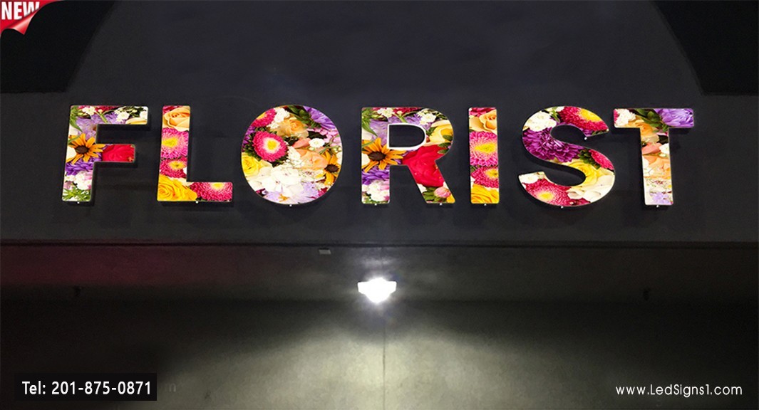 Custom made 3D Led Channel Letter Signs Storefront signage 12 Inches