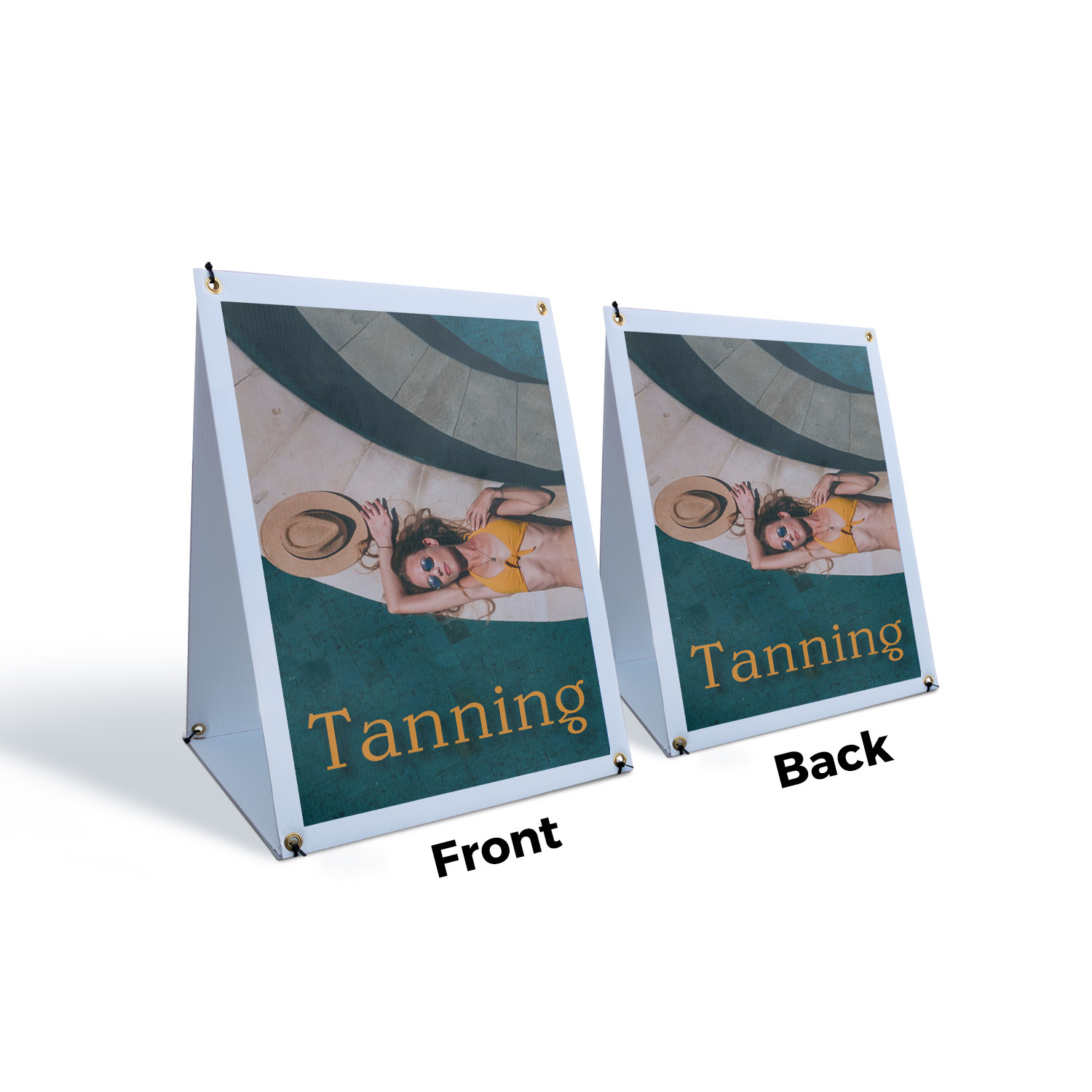 Tanning A-Frame Sidewalk Sign Beauty Services Professional Equipment Best Buy