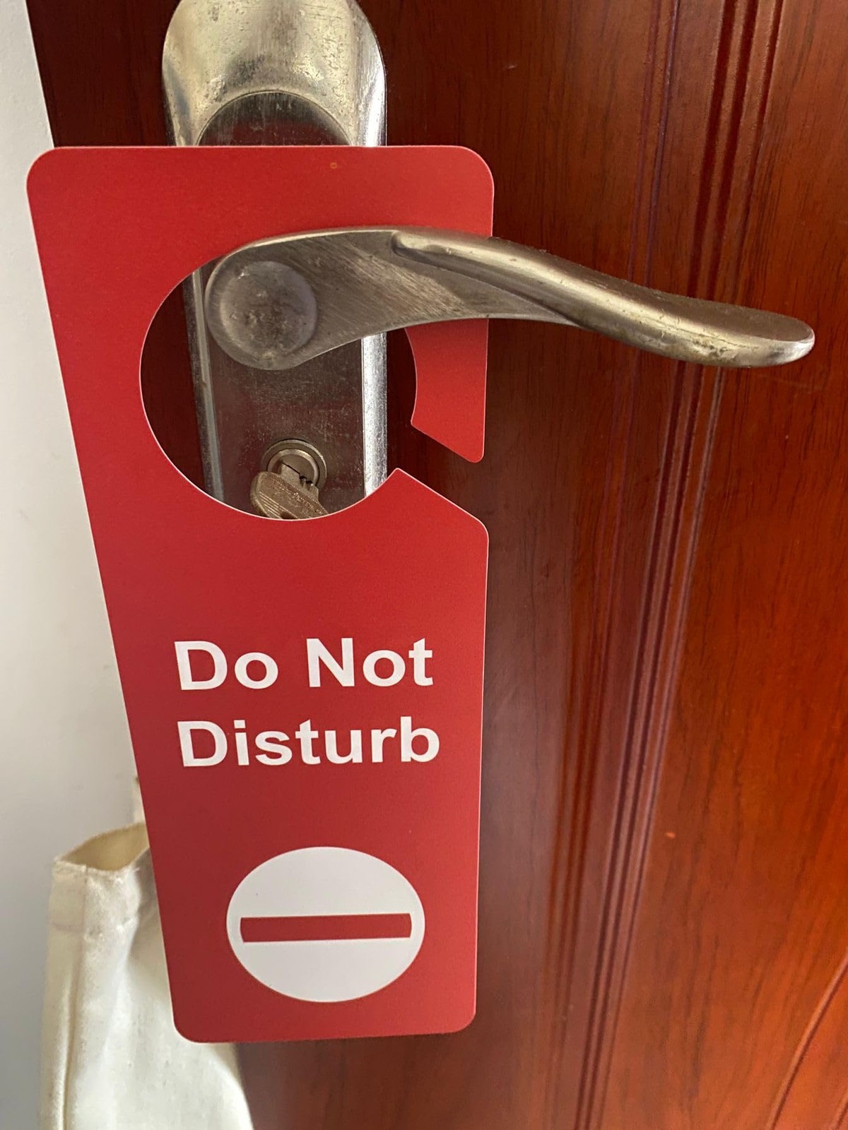 8 PCS 3.5×9.5” Door Hanger Tags Sign Office Work in a Meeting Do Not Disturb