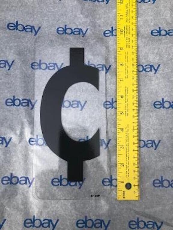 8 inch zip number changeable outdoor signage marquee NUMBERS Number CENTS MARK