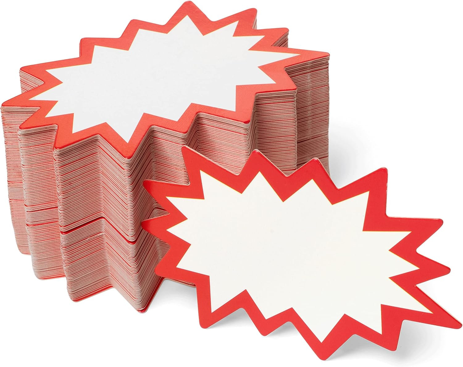 Starburst Signs with Stickers 200Pcs | Price Tags for Garage, Estate, Yard Sales