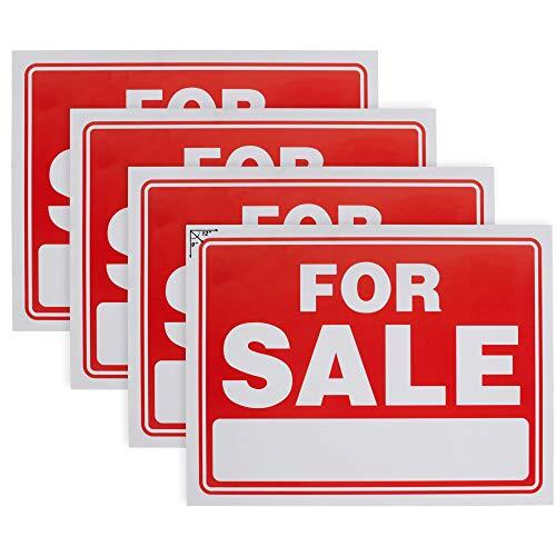 4 Pack For Sale Sign for Yard Sale Garage Sale Retail Store Business
