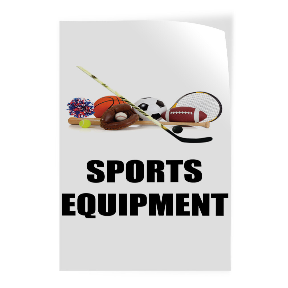 Door Decals Vertical Vinyl Stickers Multiple Sizes Sports Equipment Sports Vinyl