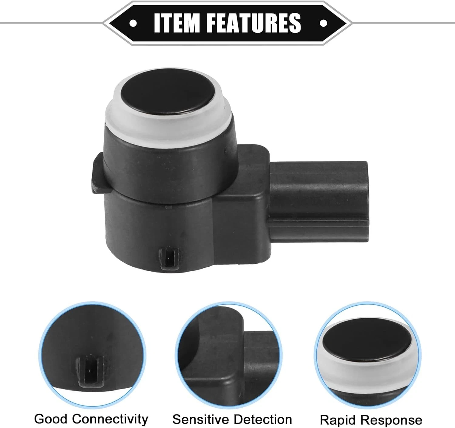 4 Pcs PDC Reverse Parking Assist Sensor Compatible for Cadillac Escalade…