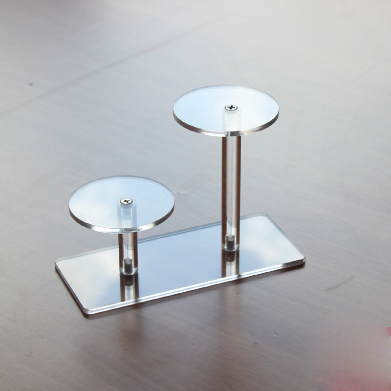 Transparent Acrylic Stand Jewelry Dessert Toy Display Rack Home Shop Party Decor