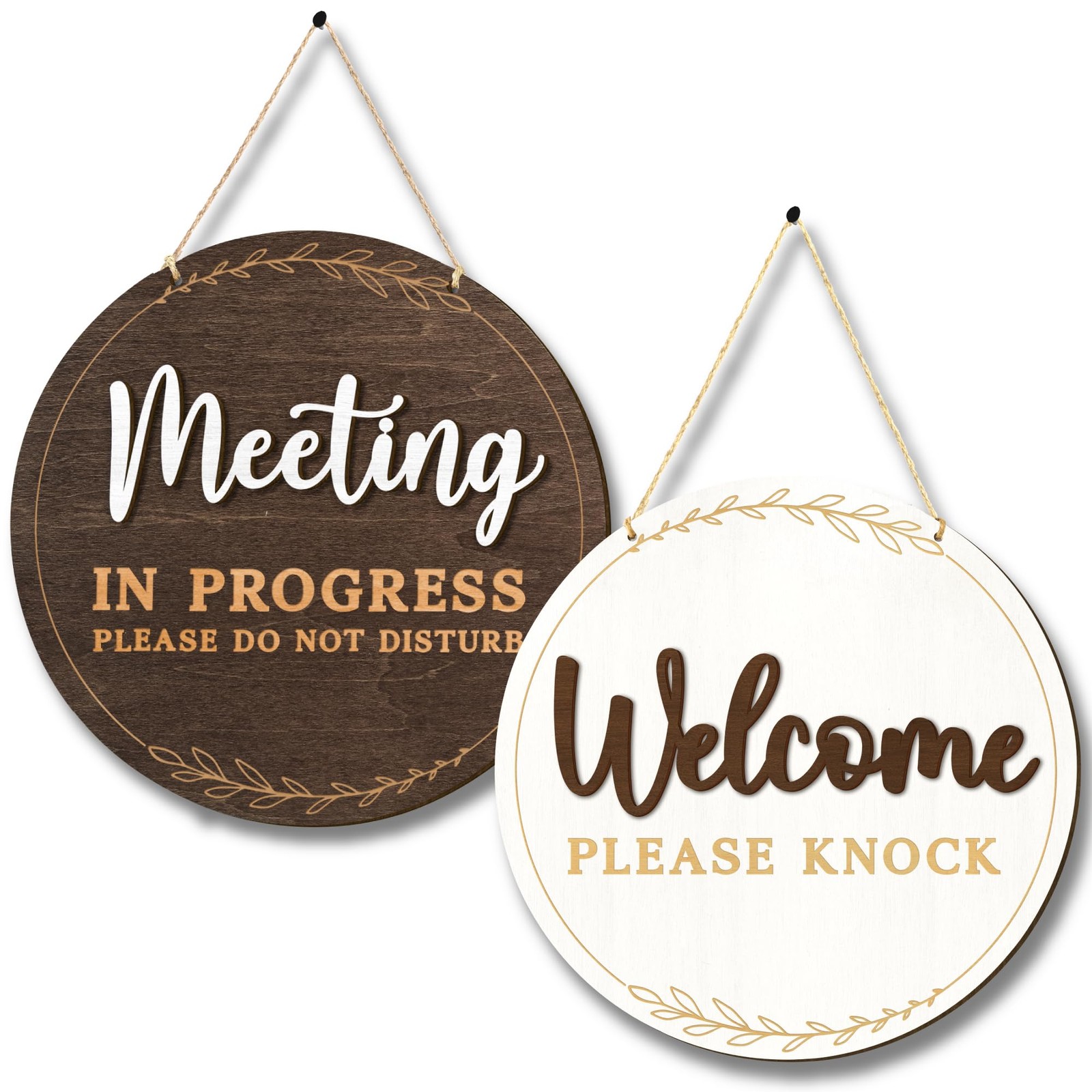 Meeting In Progress Door Sign – In A Meeting Sign For Office Door, Do Not Dis…