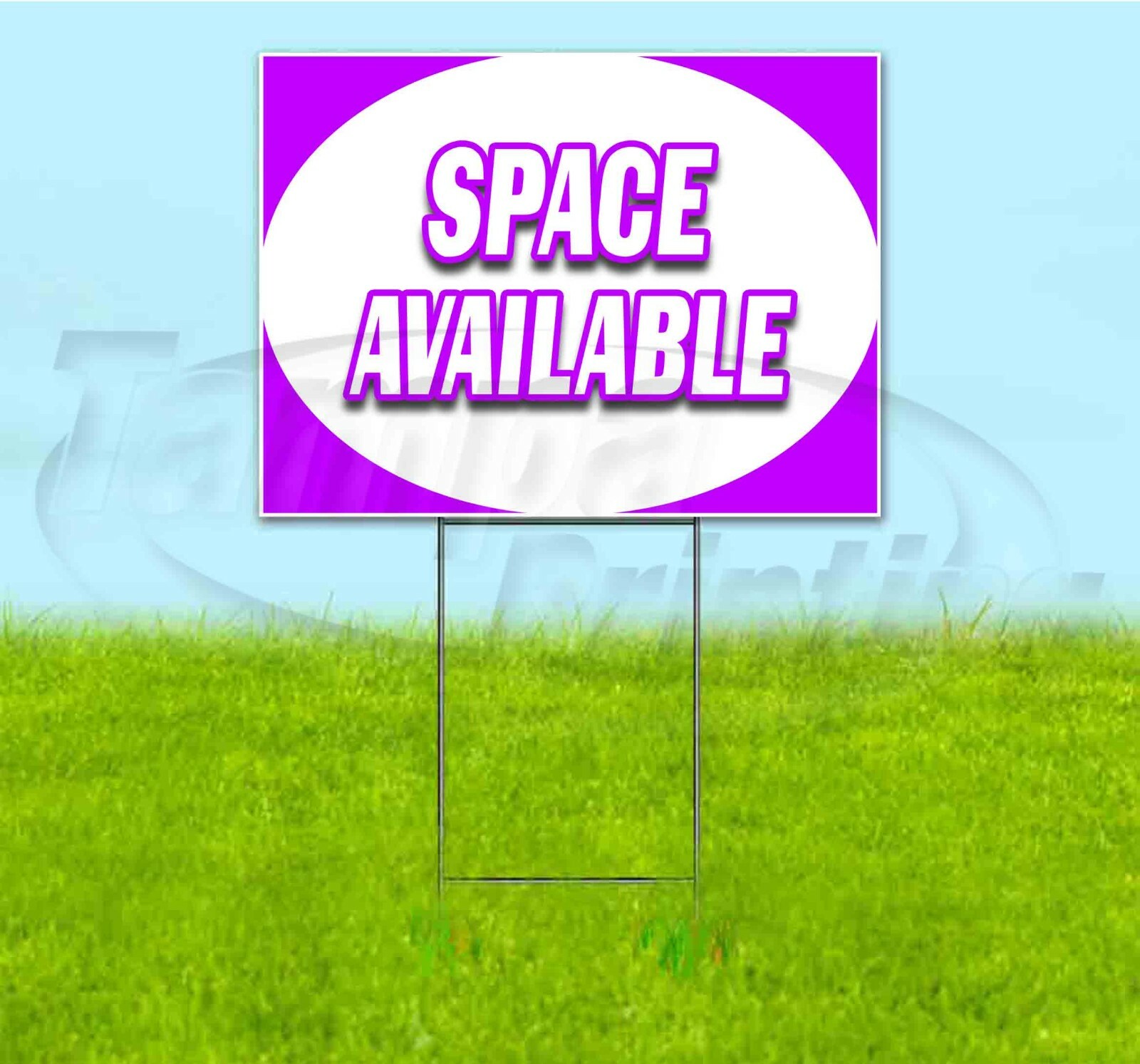 SPACE AVAILABLE 18×24 Yard Sign WITH STAKE Corrugated Bandit BUSINESS LEASE