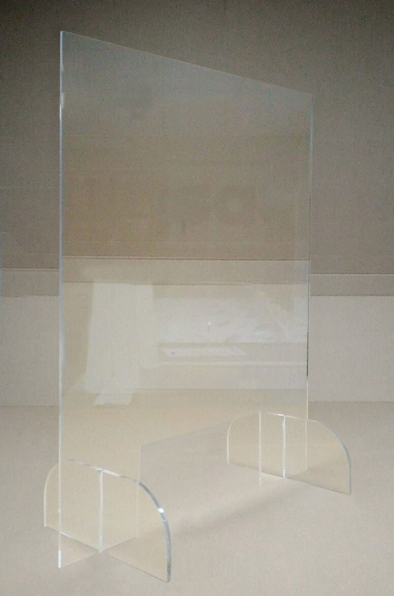 Spuckschutzwand Classic – Stellschutz Divider -spuck-schutz Plexi klar1000x600