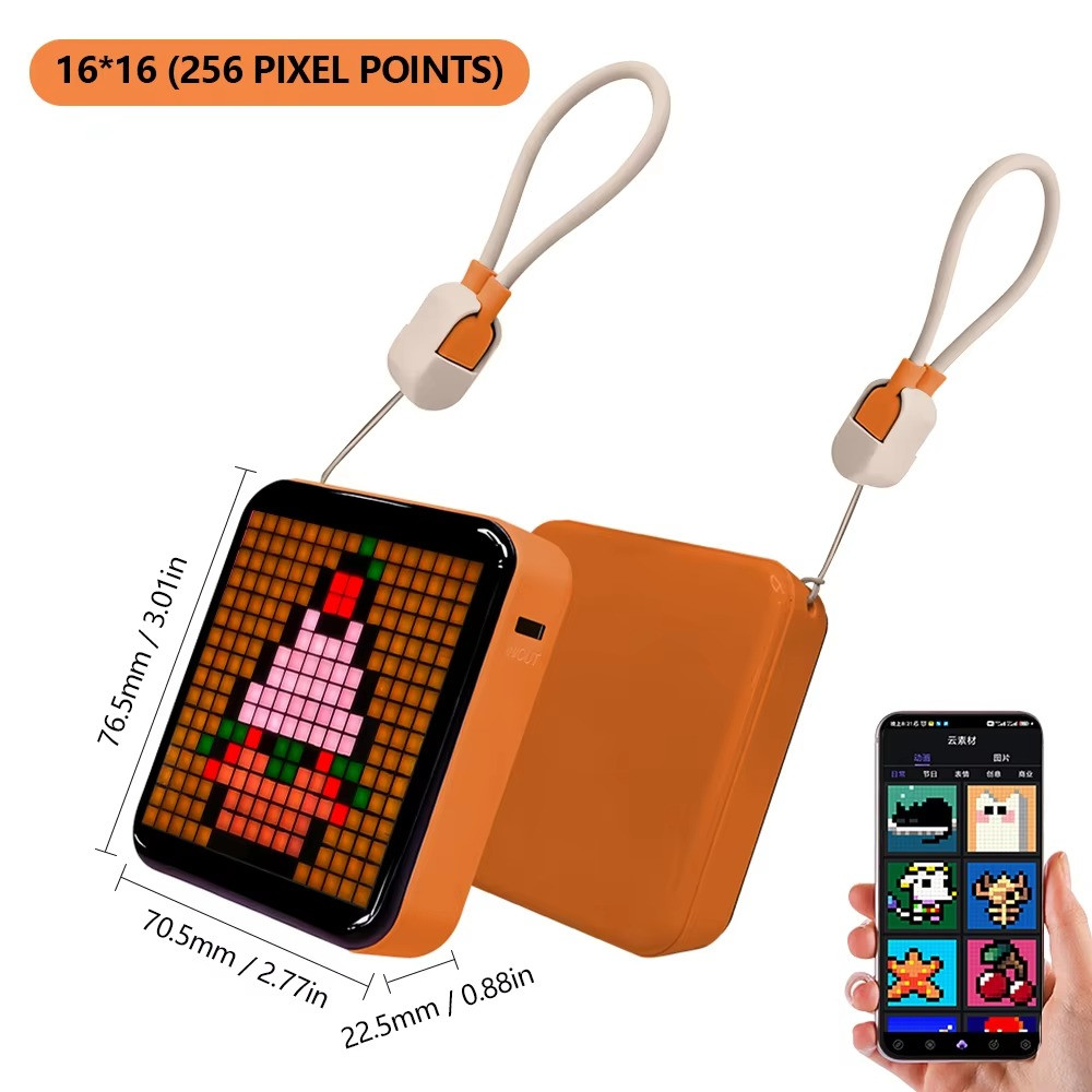 LED Pixel Matrix 64×64 RGB Smart Pixel Display – App Control DIY Gaming Light