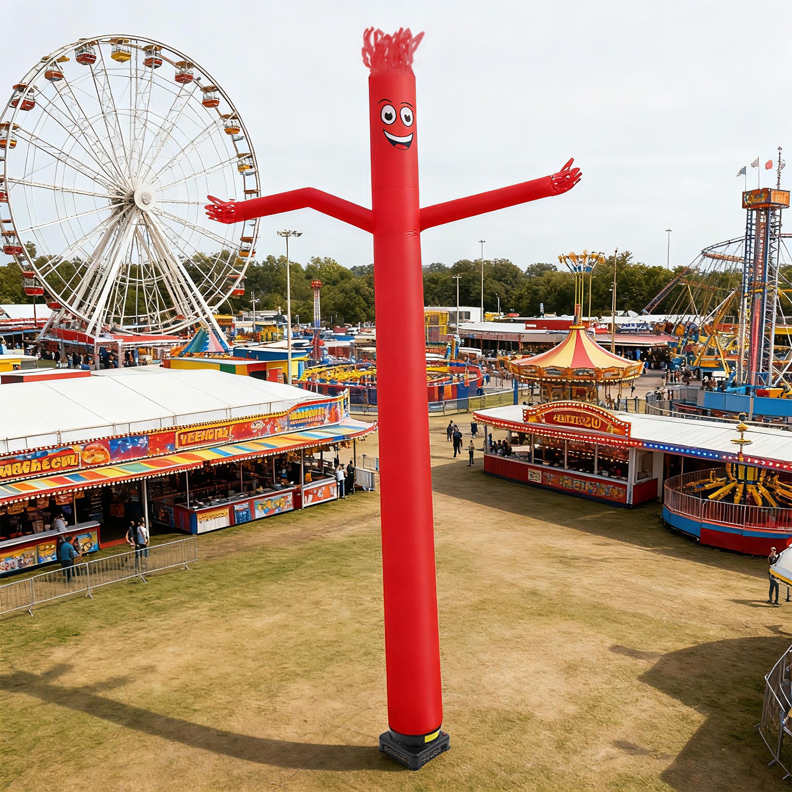 20ft Air Inflatable Tube Guy Puppet Inflatable Dancer W/ Blower 750W For Showing