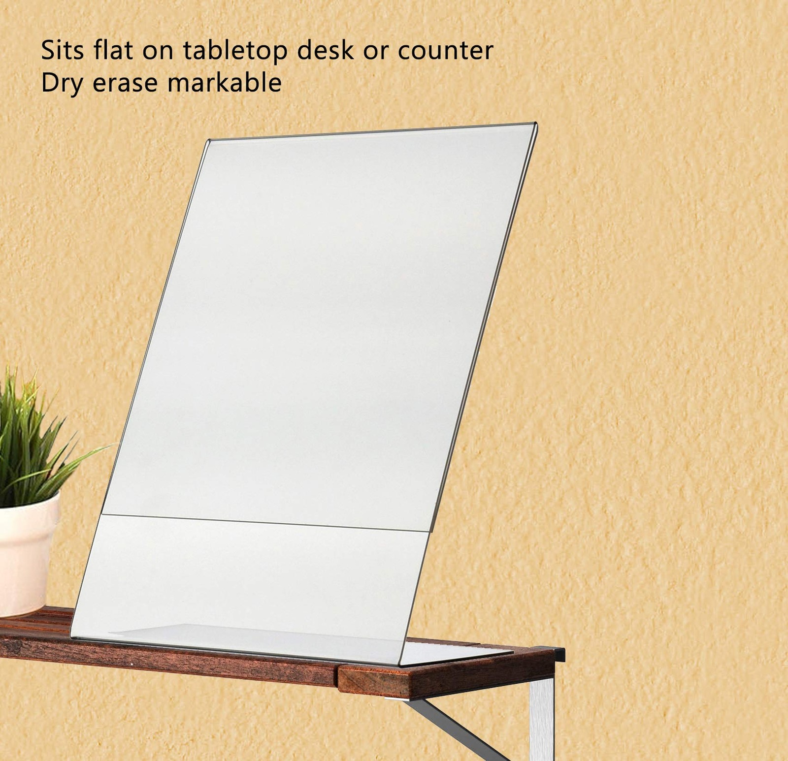 Marketing Holders Printed Literature Table Tent 8.5″w x 11″h Side Load, Clear