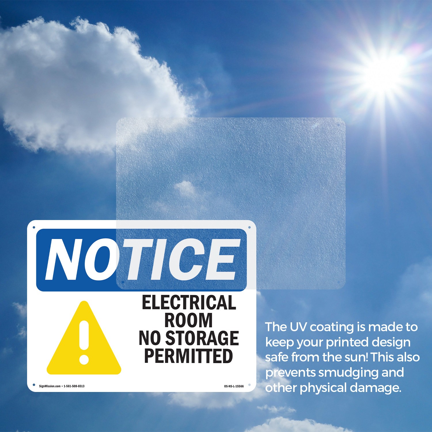 Electrical Room No Storage Permitted OSHA Notice Sign Or Decal – 5 or 10 Pack