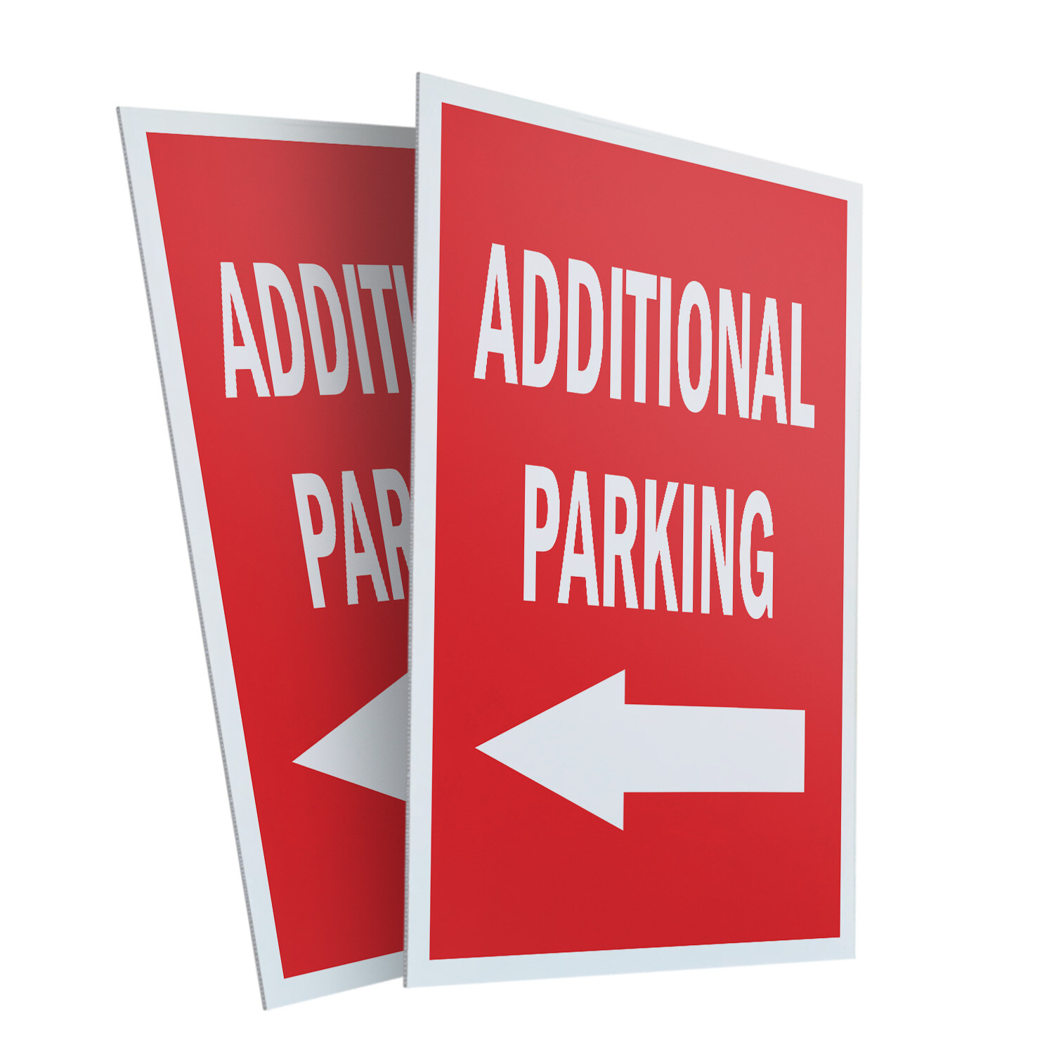 A-frame Sidewalk Additional Parking With Arrow 24″ x 36″ Double Sided A-Frame Si