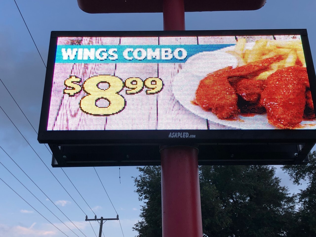 LED Outdoor Full-Color Programmable Sign with Wi-Fi (15 ft x 2 ft)