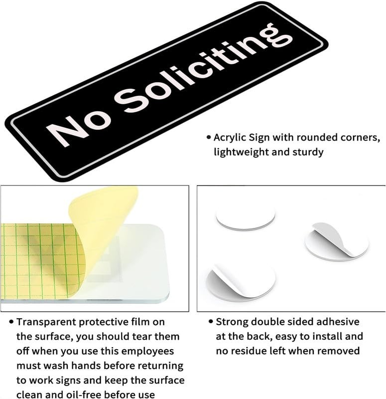 Mechanical Room Sign For House With Strong Adhesive Tape 3″ X 9″ Premium Dura…