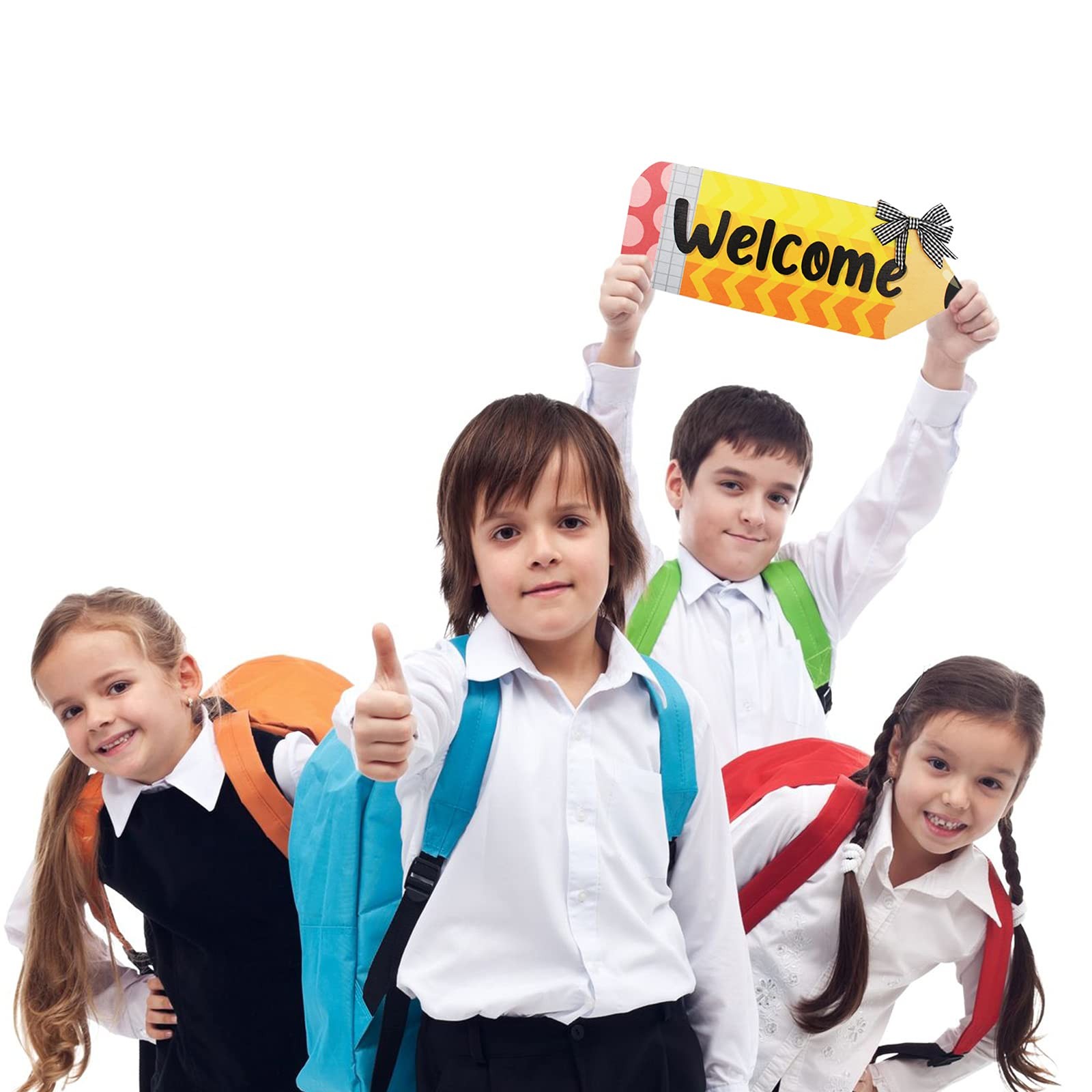 Back To School Pencil Welcome Door Sign Teacher Appreciation Door Decorations Th