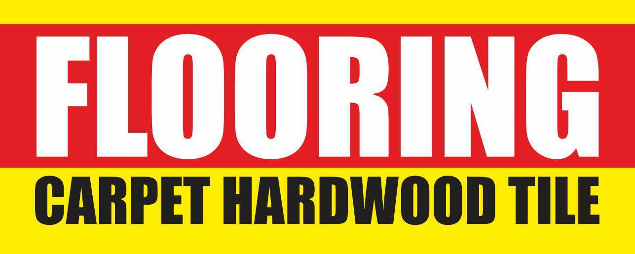 FLOORING CARPET HARDWOOD TILE Advertising Banner Vinyl Mesh Sign laminate dealer
