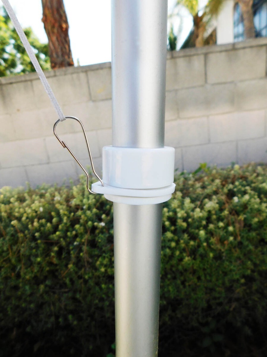 16ft Hybrid Swooper Pole Feather Flag Pole Flutter Flag Pole Convertible Pole