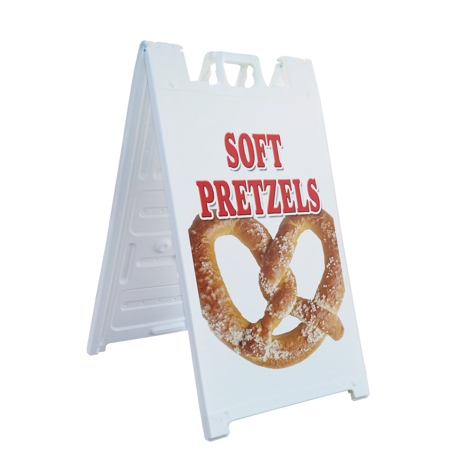 A-frame Sidewalk Soft Pretzels 24″ x 36″ Double Sided A-Frame Sidewalk Sign