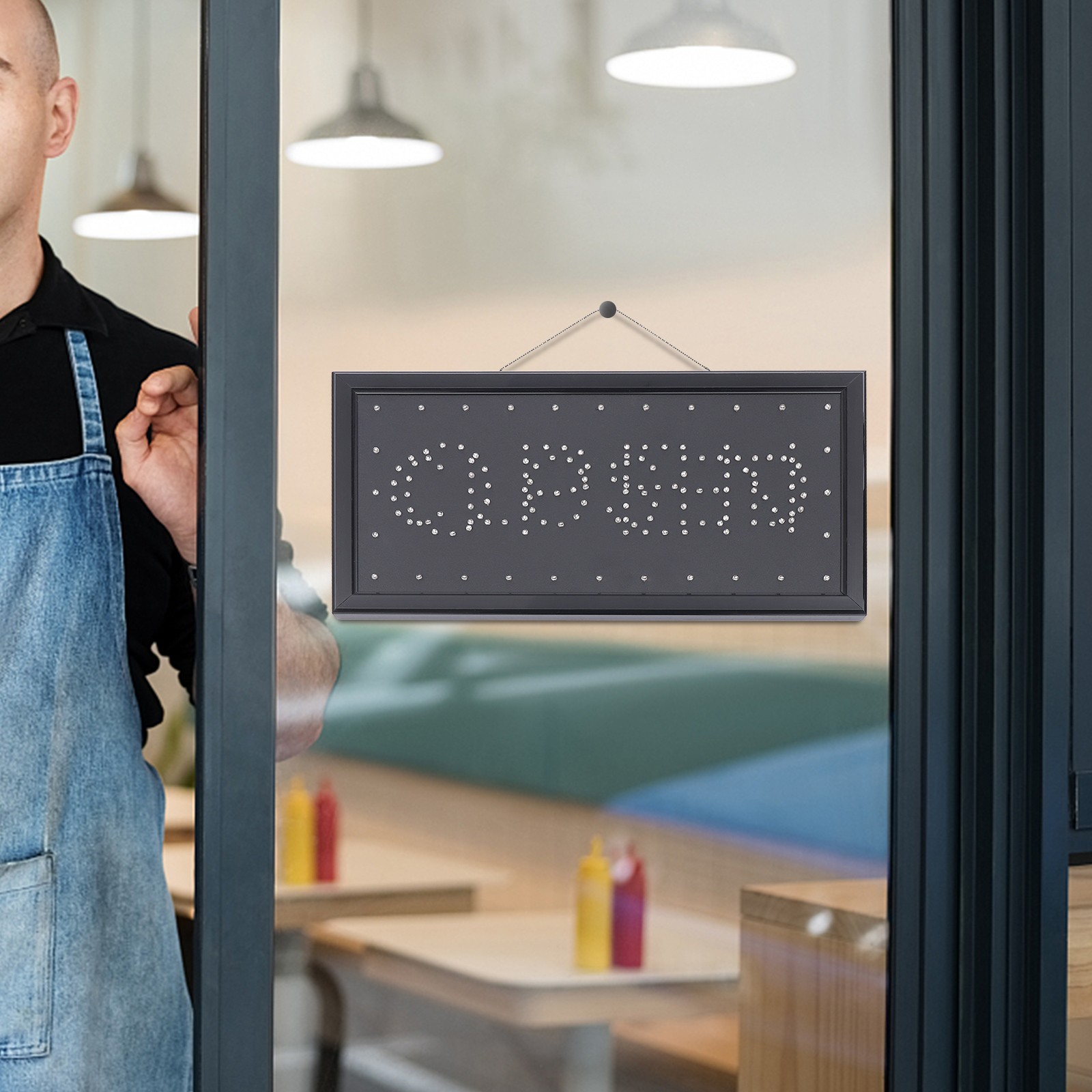 LED OPEN / CLOSED Sign 19″x10″ Bright Advertisement Board Electric Display Sign