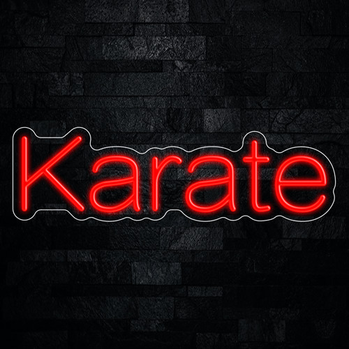 Karate LED Neon Sign 24″L x 7″H #33220