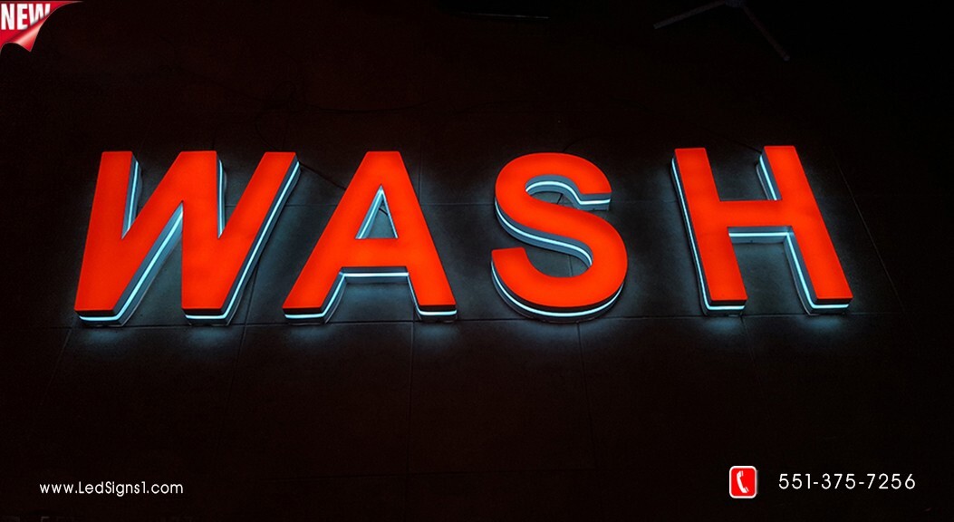 Custom made Channel Letters Led Front-Lit & Side-Lit Business signage 16 Inch