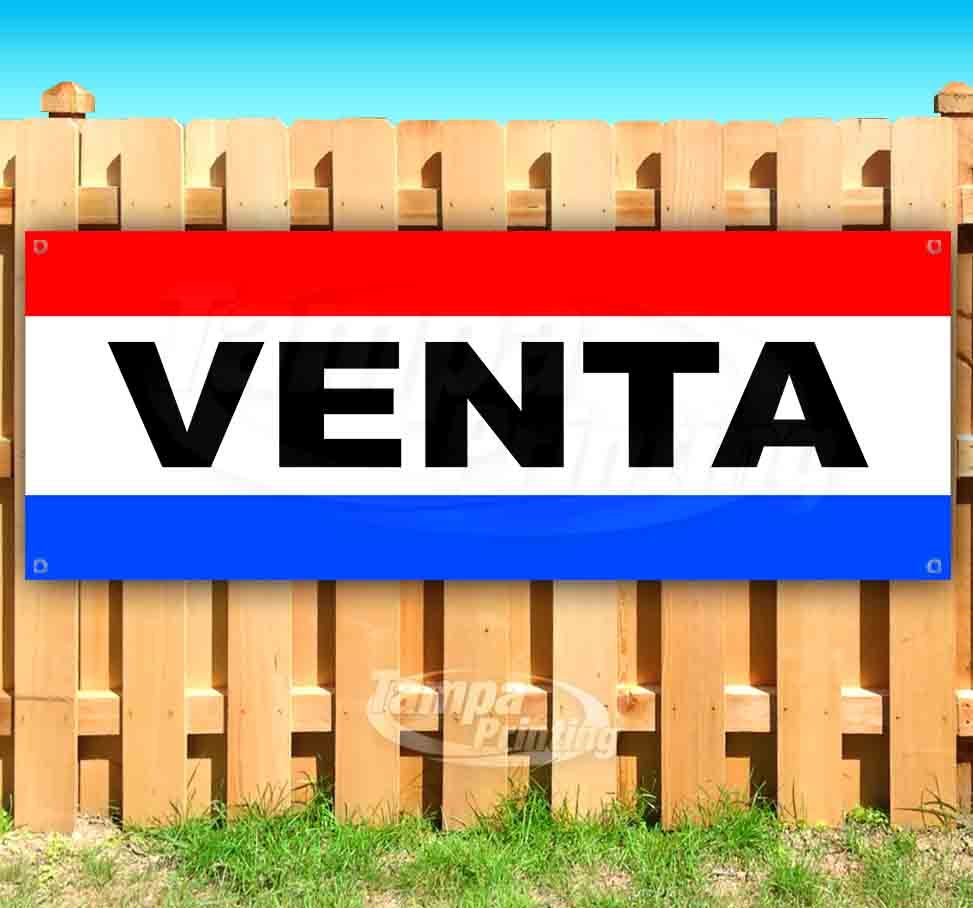 VENTA Advertising Vinyl Banner Flag Sign SALE SPANISH CAR DEALERSHIP
