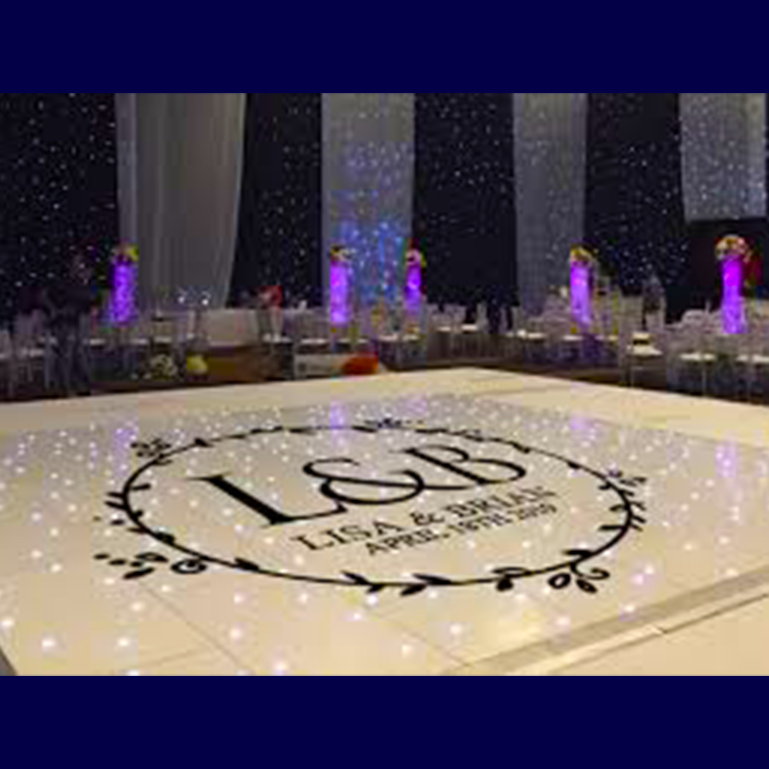 Custom Floor Decal (Dance Floor Wedding Party Decorations)