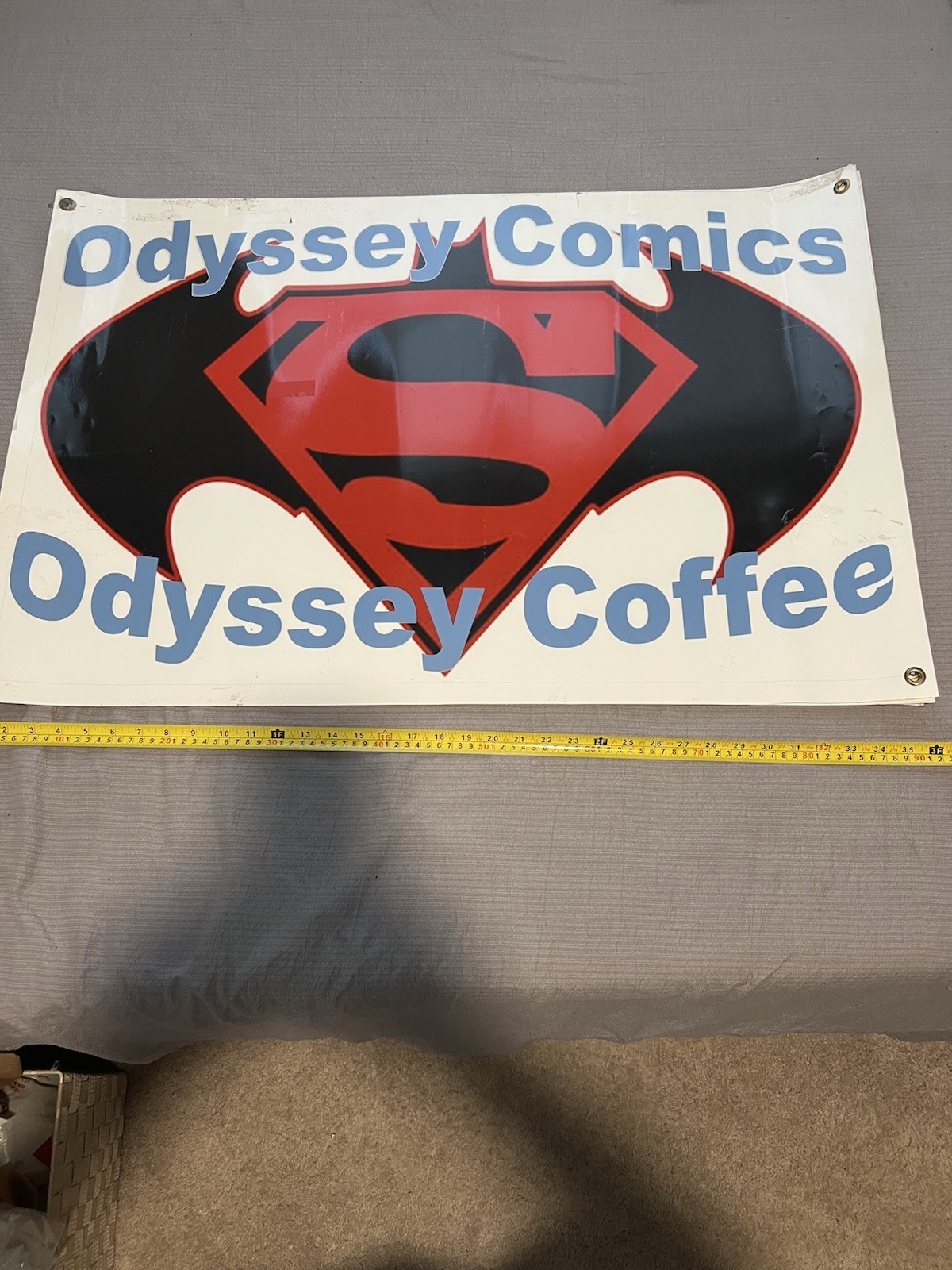 Odyssey Comics Multicolor Banner Sign Style w/ Grommets 60×36 in
